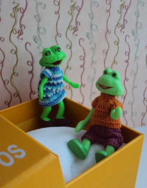 А мы не ждали, не гадали... Или наш новый житель от Pipos, лягушонок Trudy | Бэйбики А мы не ждали, не гадали... Или наш новый житель от Pipos, лягушонок Trudy (фото 7)