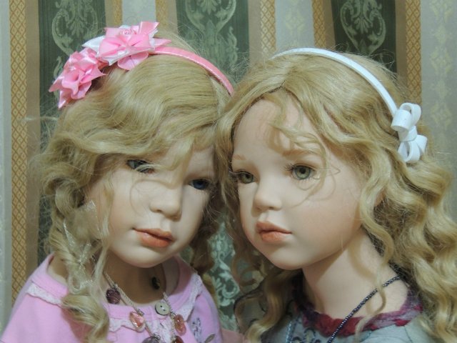 Сестрёнки заверушки Ливия и Паула. Куклы Zawieruszynski