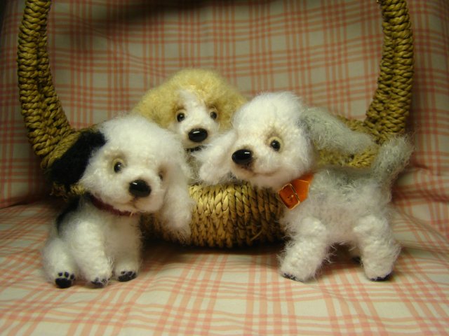 А у нас щенков корзинка! Авторские игрушки своими руками Ольги Чернухо (фото 4)