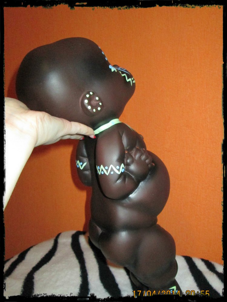 Гипсовый Негритенок — Фарфоровые статуэтки и фигурки: винтаж (фото 7)