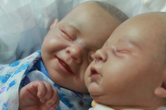 Мои двойняшки-кукла реборн Элины Кудрявцевой (фото 3)