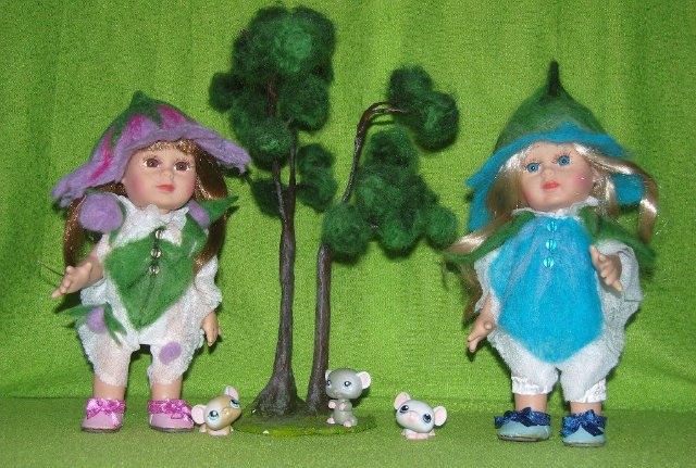 Сказка о цветочных феях — Одежда и обувь для кукол своими руками: фото