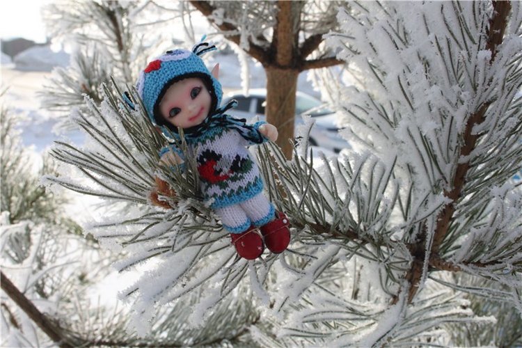 Зимняя прогулка моих крошек! Реалпуки Pupu и реалпуки Сосо