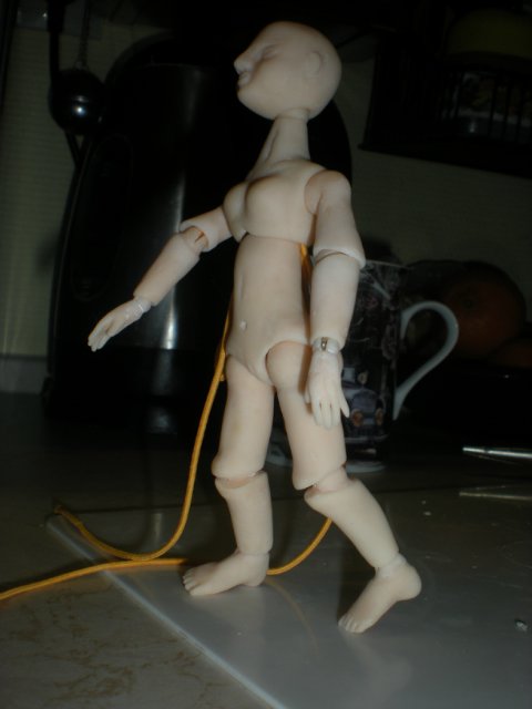 Очередная "моя первая шарнирная кукла"