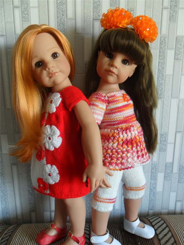 Неразлучные сестрички — Одежда и обувь для кукол своими руками: фото (фото 4)