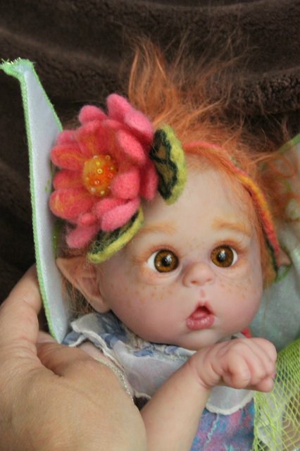 Офелька-Цветочек. Кукла реборн Элины Кудрявцевой
