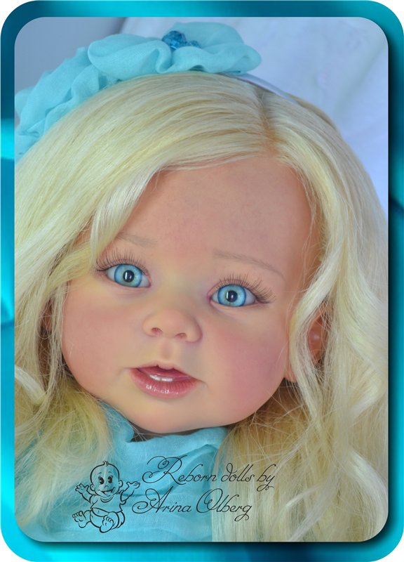 Моя бирюзовая ВАСИЛИСкА (молд Bonnie by Linda Murray)