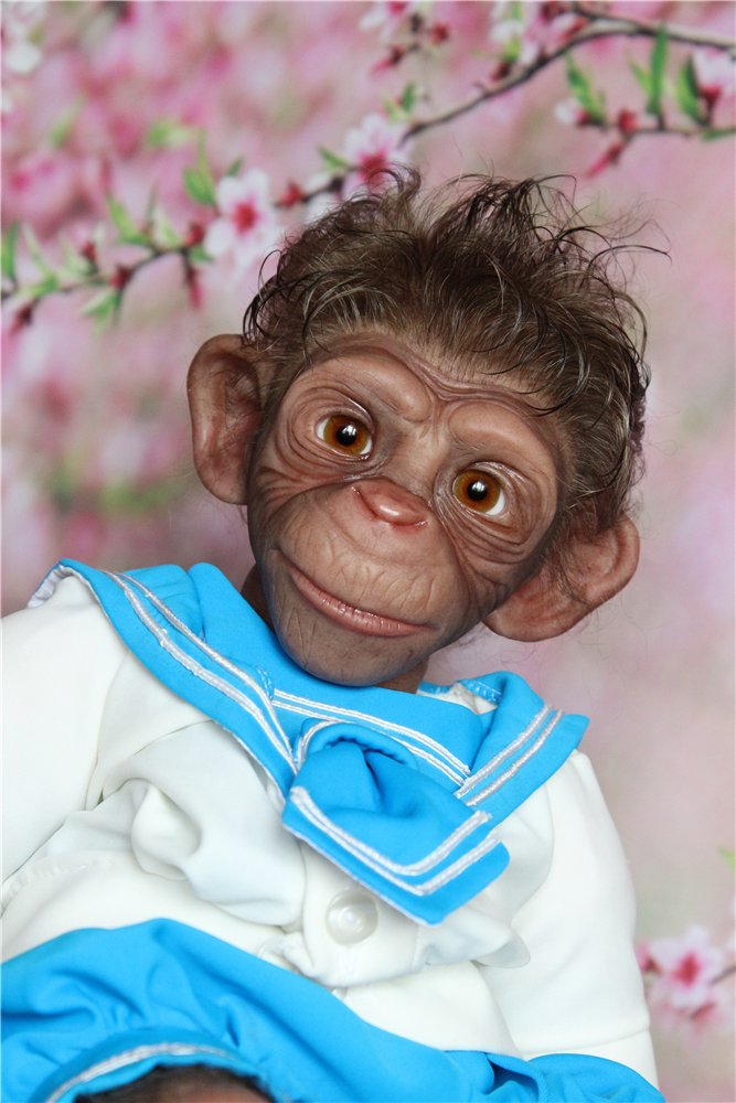 Мартышка номер два. Кукла реборн Светланы Преображенской