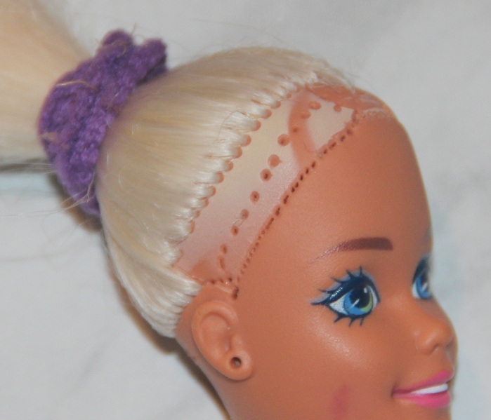 Простушка и розовый куст — Реставрация и преображение кукол: ремонт (фото 4)