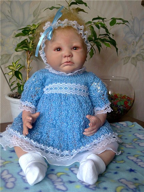 Новая вязалочка для малышки-реборн (фото 2)