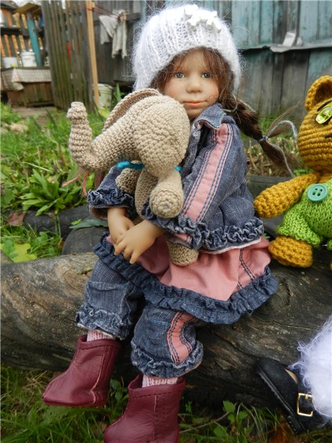 Мои крохотульки на природе. Клубные куколки от Аннет Химштед