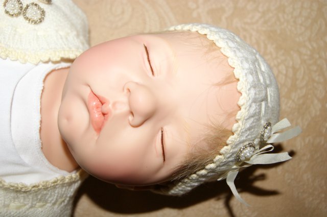 Hildegard Gunzel 2010 Resin Dolls - baby Miriam нежная булочка - сплюшечка