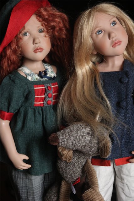 Zara и Luna. Сестрички по молду из коллекции 2005. Zwergnase