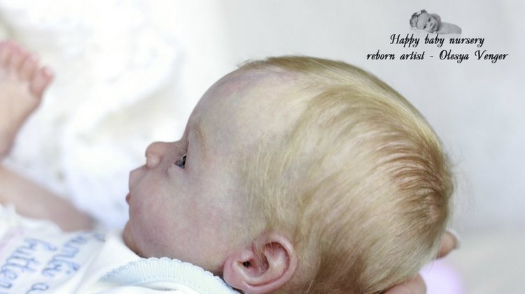 Моя милая златовласка Ева. Кукла реборн Олеси Венгер