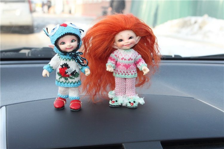 Зимняя прогулка моих крошек! Реалпуки Pupu и реалпуки Сосо