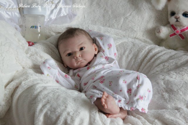 Моя малышка из нового молда Matis от Gudrun Legler. Куколка реборн Виктории Вишни