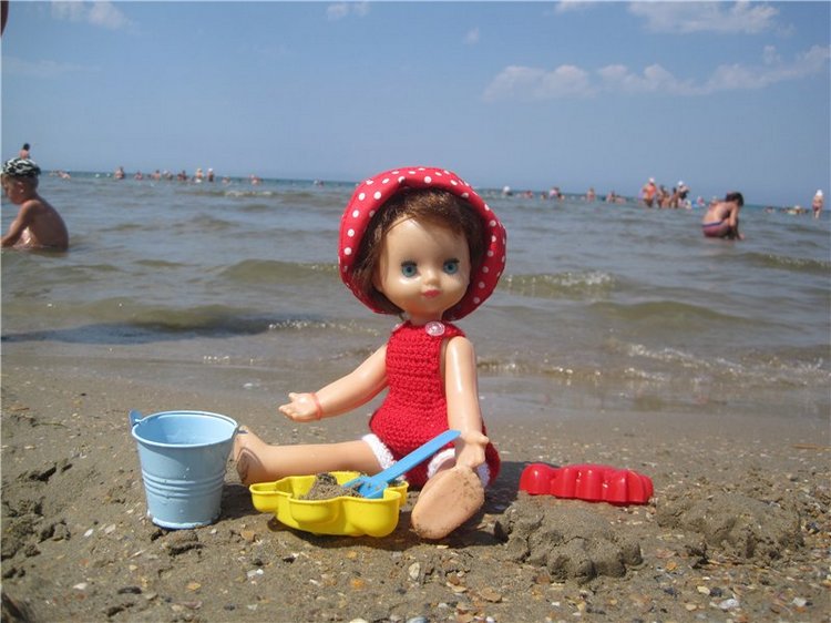 Галчонок и лето. Винтажна куколка СССР Галя