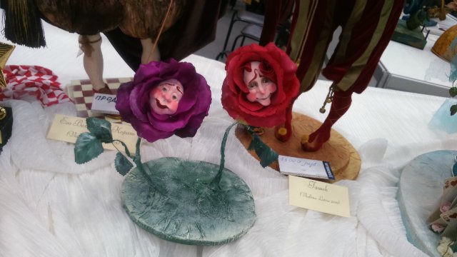 Ещё картинки с выставки... XI Международный Салон кукол на Тишинке в Москве 2015. Фото