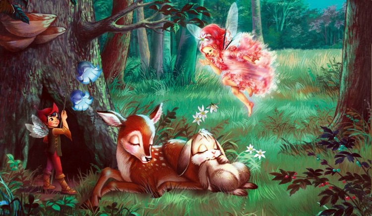 Сказка про Фею и Тролля. Музыкальное Видео. Волшебные иллюстрации от Zorina Baldescu