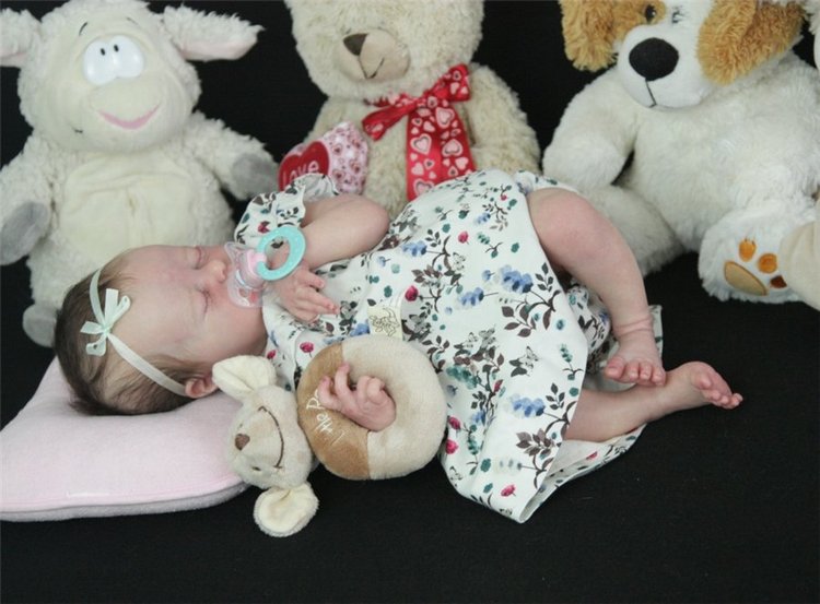 Удивительно реалистичная кукла реборн Елены Киприяновой. Молд Emma by Natalie Scholl