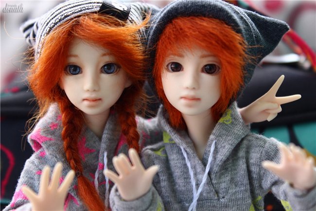 Кинко и Ринри: к путешествию готовы! Nano Haruka & Pure Neemo Azone XS white, OOAK by Tocho, outfit by Yumiko Mikoto (фото 3)