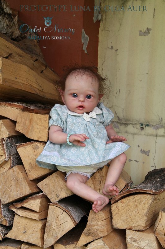 Доминика - мой прототип Луны от Ольги Ауэр. Кукла реборн Наталии Сомовой