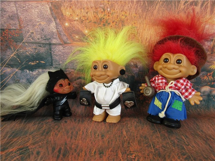 Да здравствуют подарки — Игрушки Тролли (Trolls): винтажные Dam и Russ