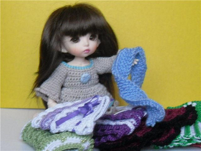 Как Ариша в гости собиралась. Одежда для кукол БЖД