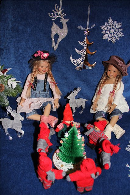 Новый год у Пуки и Лиллеморе от Annette Himstedt