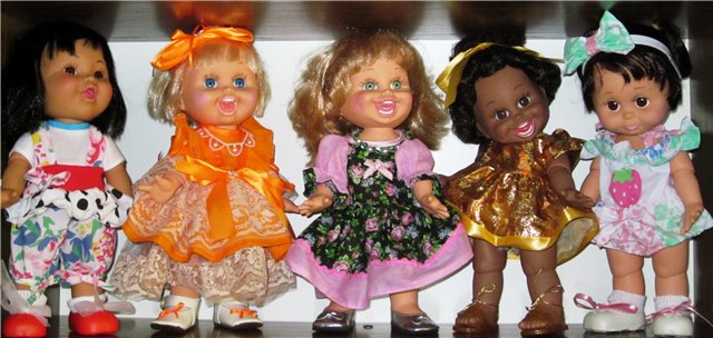 Мои очаровательные малышки бэби фейсики. Galoob Baby Face doll (фото 5)