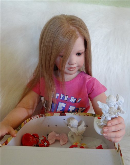 Мечтательница Ника. Кукла реборн Елены Ядриной (фото 9)
