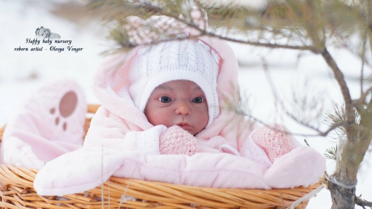 Моя любопытная кроха Лив. Кукла реборн Олеси Венгер