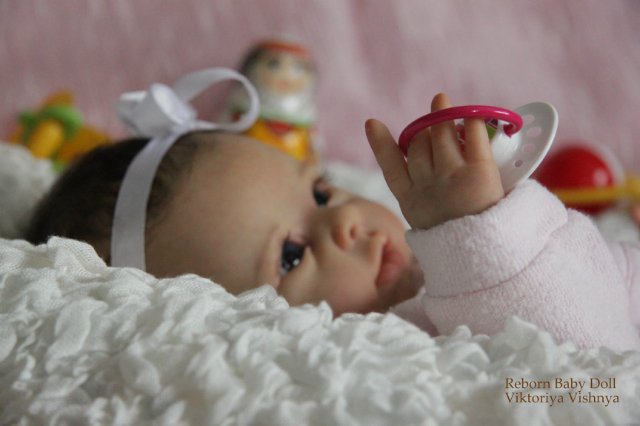 Девочка Кристочка... Куколка реборн Виктории Вишни