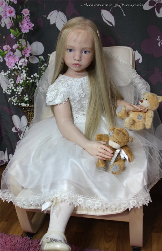 Алеся... Леся, Лесенька. Кукла реборн Анастасии Гангало (фото 4)