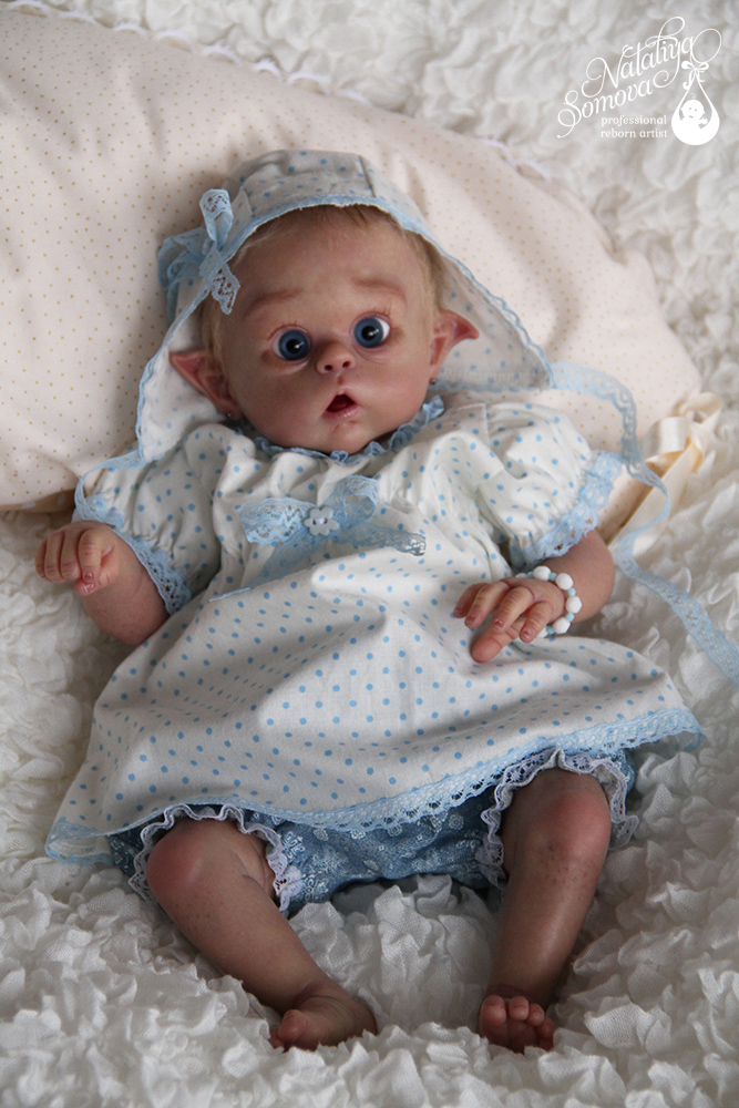 Эльфик Герда. Кукла реборн Наталии Сомовой (фото 3)