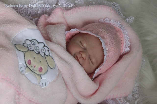 Крохотулька Angeli от Elisa Marx. Куколка реборн Виктории Вишни