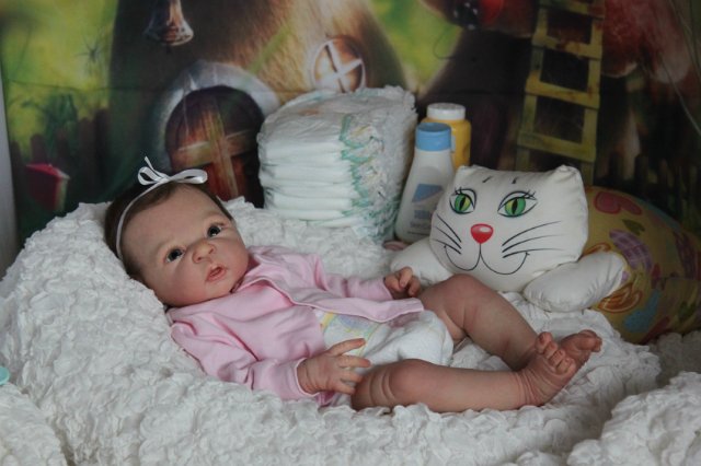 Малышка Кармен. Куколка реборн Виктории Вишни (фото 6)