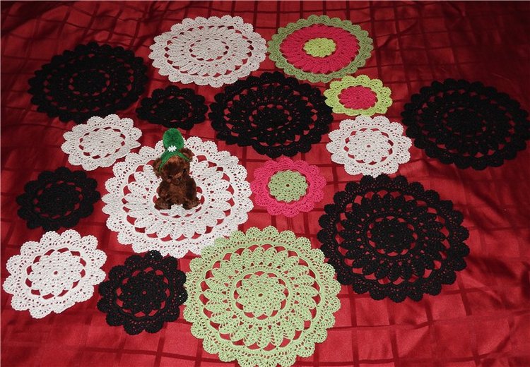 Коллекция вязаных салфеток и Сильвестор от Натальи Сильвестровой. Часть 3