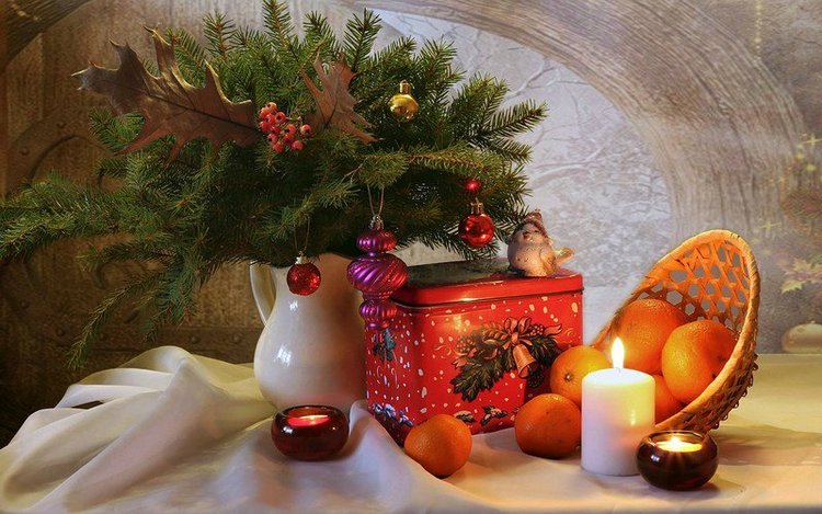 Чудесные новогодние натюрморты