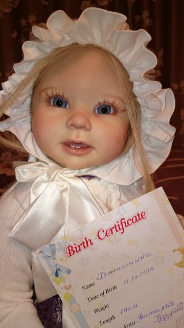 Мое солнышко - малышка Джастина из молда Бонни by Linda Murray (фото 9)