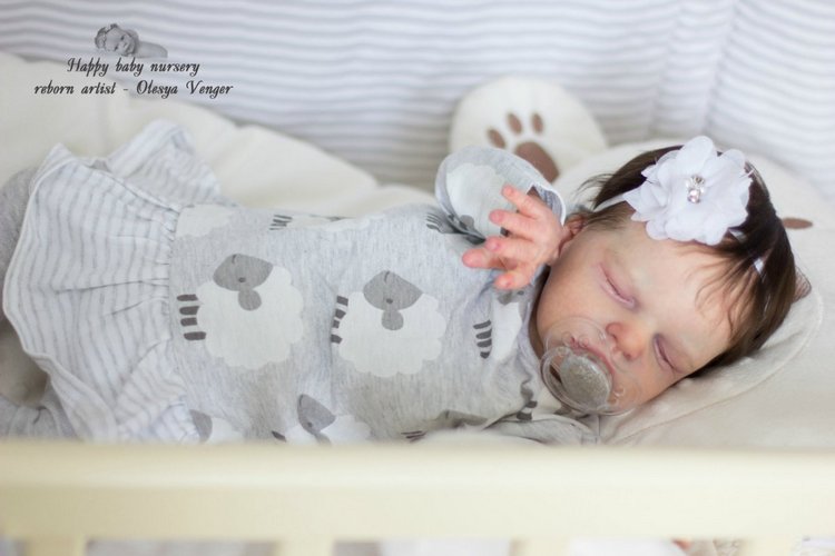 Настюшка - Прелестюшка. Кукла реборн Олеси Венгер