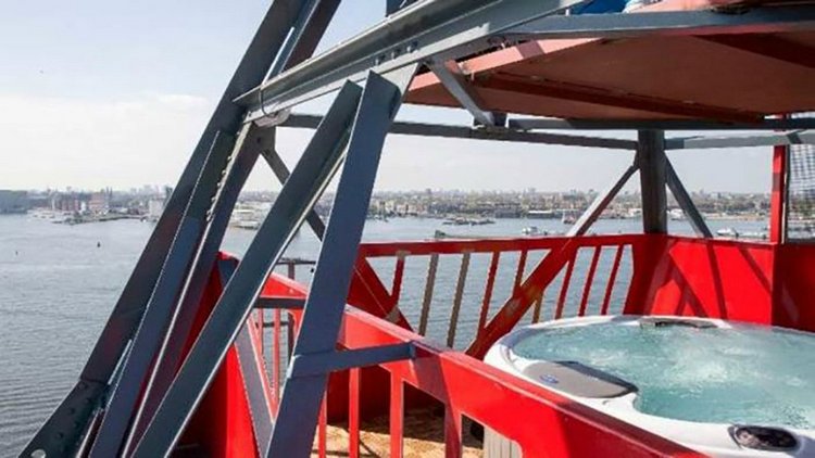 ЗАВИСНУТЬ В ВОЗДУХЕ... Oдин из самых необычных отелей в Мире, Amsterdam, Нидерланды