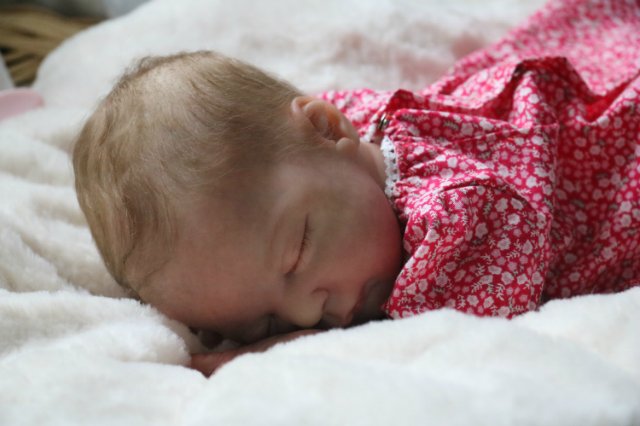 Спящая малышка Рози 2. Куколка реборн Виктории Вишни