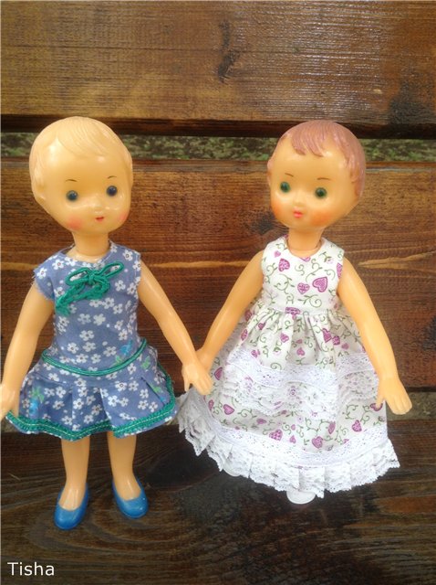 Куколки из Литовской ССР - малышки Неринги