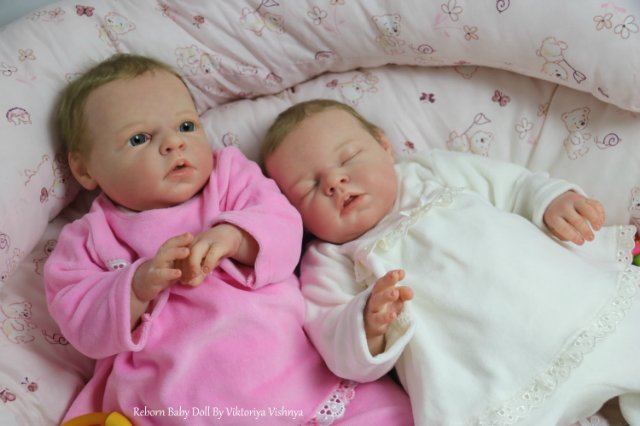 Близняшечки Ноа... Куколки реборн Виктории Вишни