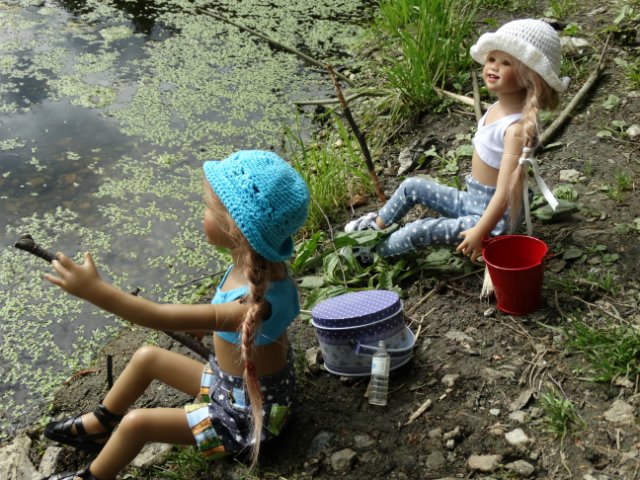 Мои рыбачки — Куклы Annette Himstedt (Аннетт Химстедт): коллекционные