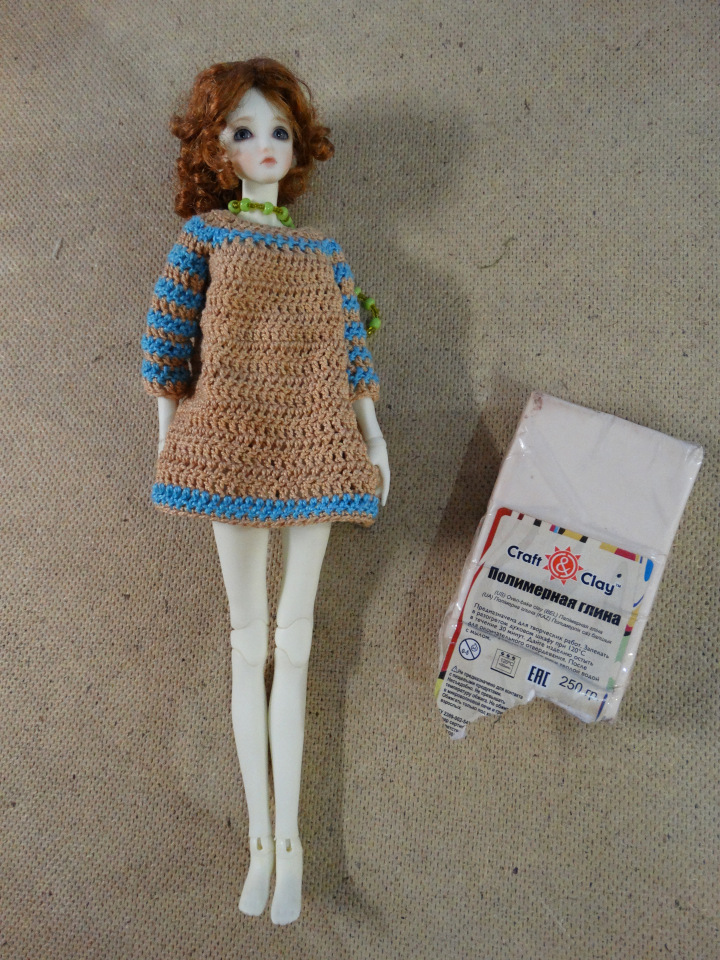 Пластика полимерная глина для кукол doll art, 85 г