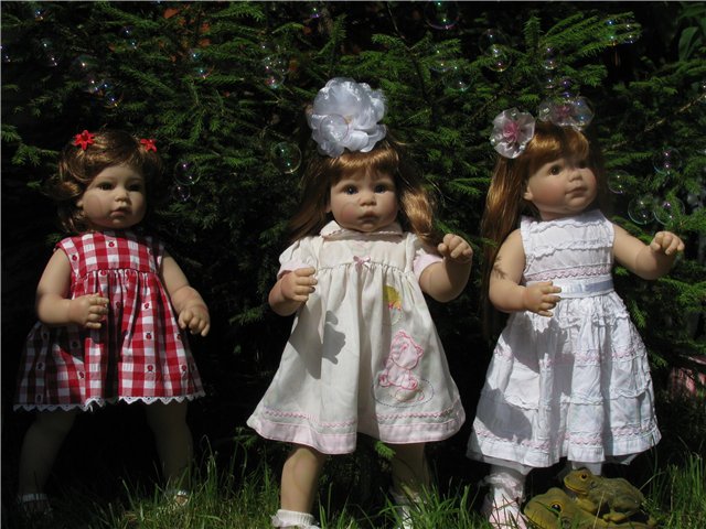 Мои лапушки на даче. Девчонки Мидлтошки на отдыхе (фото 10)