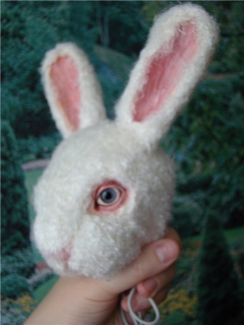 Белый кролик по мотивам рассказа об Алисе. Авторская кукла Кондрашовой Ирины