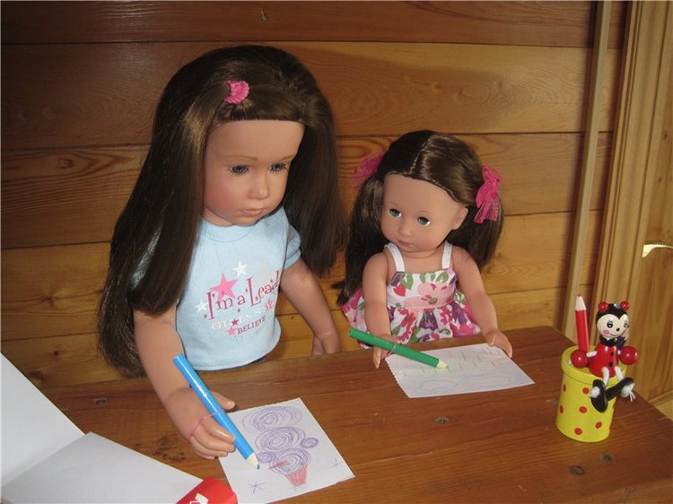 Сестрёнки. Куклы Готц Алиса и Оленька